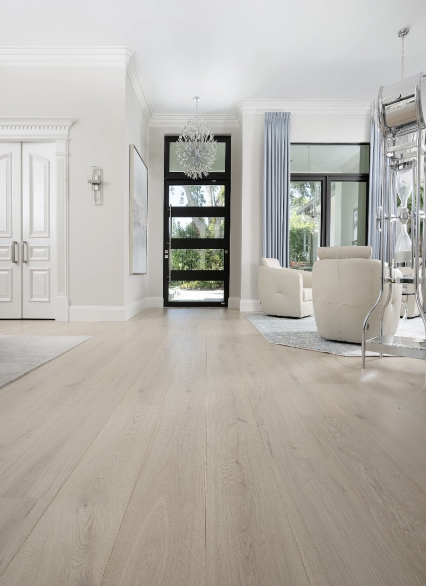 Riva Spain, Legacy Collection, RIVA Elite 8", Character Grade, Color: Smoke Engineered Hardwood Flooring